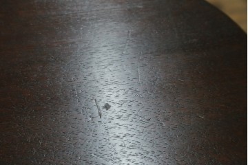 和製ヴィンテージ　希少デザイン　松本民芸家具　3本脚デザインがユニークなサイドテーブル　(R-072870)