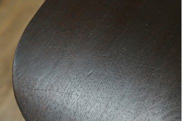 和製ヴィンテージ　希少デザイン　松本民芸家具　3本脚デザインがユニークなサイドテーブル　(R-072870)