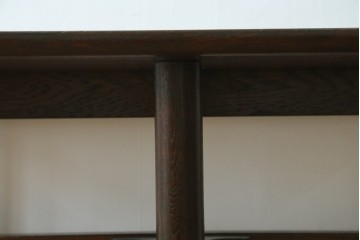 和製ヴィンテージ　希少デザイン　松本民芸家具　3本脚デザインがユニークなサイドテーブル　(R-072870)