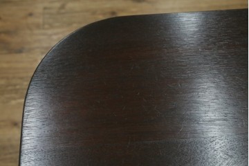 和製ヴィンテージ　希少デザイン　松本民芸家具　3本脚デザインがユニークなサイドテーブル　(R-072871)