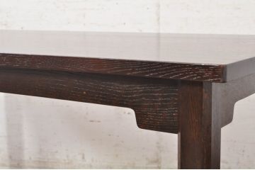 和製ビンテージ　希少モデル　松本民芸家具　ナラ材　シンプルなデザインで使いやすいワークデスク(コンソールテーブル、作業台、ヴィンテージ)(R-072872)