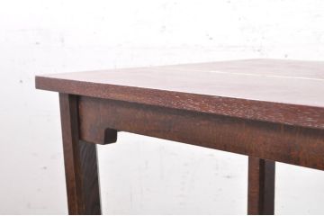 和製ビンテージ　希少モデル　松本民芸家具　ナラ材　シンプルなデザインで使いやすいワークデスク(コンソールテーブル、作業台、ヴィンテージ)(R-072874)