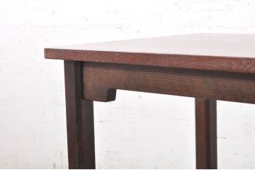 和製ビンテージ　希少モデル　松本民芸家具　ナラ材　シンプルなデザインで使いやすいワークデスク(コンソールテーブル、作業台、ヴィンテージ)(R-072876)