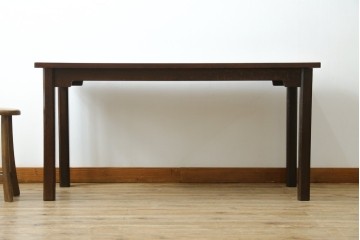 和製ヴィンテージ　松本民芸家具　希少モデル　ナラ材　シンプルなデザインで使いやすいワークデスク　(R-072876)