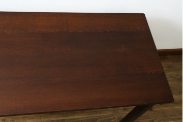 和製ヴィンテージ　松本民芸家具　希少モデル　ナラ材　シンプルなデザインで使いやすいワークデスク　(R-072876)
