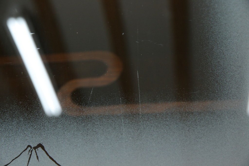 和製アンティーク　前面欅(ケヤキ)材　素朴な佇まいに懐かしさを感じる二段重ね茶箪笥　(R-072886)