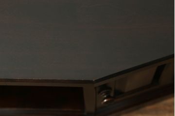中古　北海道民芸家具　落ち着いた色味で和モダンスタイルにぴったりなテレビボード(テレビ台、ローボード、リビングボード、収納棚、戸棚)(R-072887)