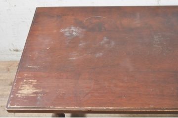 中古　松本民芸家具　和洋折衷の空間と相性の良いC型センターテーブル(ローテーブル、リビングテーブル)(定価約22万円)(R-072893)
