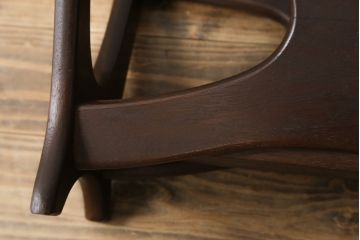 和製ビンテージ　希少な絶版品!!　オールドマルニ　maruni(マルニ木工)　和モダンな空間づくりに取り入れやすいマガジンラック(ヴィンテージ、本立て)(R-072900)