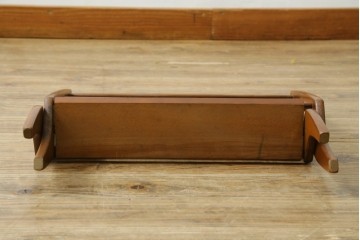 和製ヴィンテージ　オールドカリモク　カリモク家具(karimoku)　モダンなデザインが取り入れやすい折り畳みマガジンラック　(R-072901)