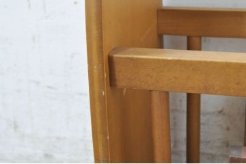 和製ビンテージ　凝ったデザインが珍しいマガジンラック(本立て、収納、ヴィンテージ)(R-072902)