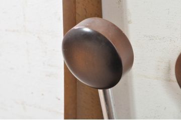 和製ビンテージ　可愛らしいデザインが目を惹くスリッパラック(スリッパ立て、ヴィンテージ)(R-072903)
