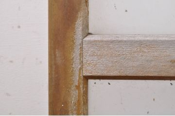 アンティーク建具　レトロな空間づくりにオススメの幅狭ガラス戸4枚セット(引き戸)(R-072919)