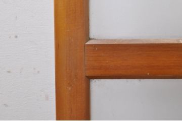 アンティーク建具　レトロな空間づくりにオススメの幅狭ガラス戸4枚セット(引き戸)(R-072919)