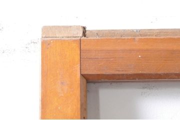 アンティーク建具　レトロ　ノスタルジックな雰囲気漂うガラス戸2枚セット(引き戸)(R-072920)