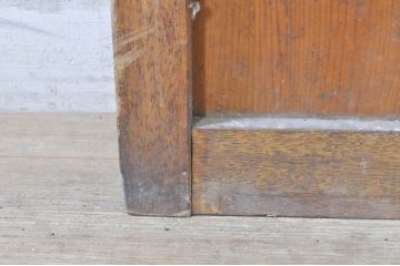 ビンテージ建具　大正ロマン　レトロな空間づくりにオススメのガラス戸2枚セット(引き戸、ヴィンテージ)(R-072921)