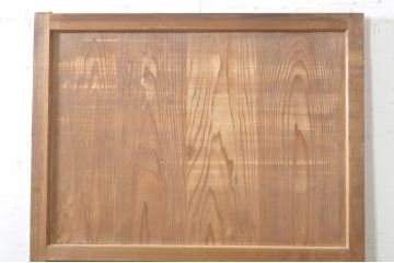 アンティーク建具　落ち着いた和の空間を演出するガラス帯戸1枚(引き戸、板戸)(R-072924)