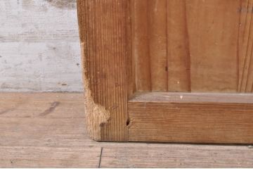 アンティーク建具　落ち着いた和の空間を演出するガラス帯戸1枚(引き戸、板戸)(R-072924)
