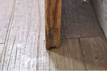 アンティーク建具　落ち着いた和の空間を演出するガラス帯戸1枚(引き戸、板戸)(R-072924)