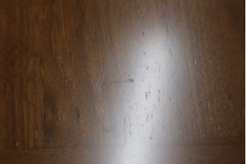 中古　カリモク家具(karimoku)　domani(ドマーニ)　Excel-Life(エクセルライフ)　ウォールナット材　直線のシルエットが印象的なダイニングテーブル(食卓、作業台、机、4人掛け、6人掛け)(定価約56万円)(R-072925)