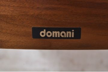 中古　カリモク家具(karimoku)　domani(ドマーニ)　Excel-Life(エクセルライフ)　ウォールナット材　シンプルなデザインが美しいダイニングチェア2脚セット(椅子、イス、いす、バラ売り可能)(定価2脚で約26万円)(R-072926)