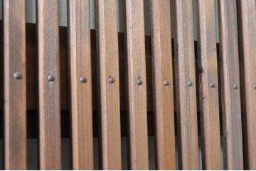 アンティーク建具　腰板欅(ケヤキ)材　風情のある佇まいが魅力的な裏障子付き格子戸2枚セット(引き戸、障子戸、ガラス帯戸)(R-072929)