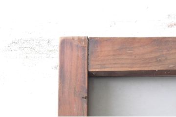 アンティーク建具　大正ロマン　ノスタルジックな雰囲気漂うガラス戸2枚セット(引き戸)(R-072938)