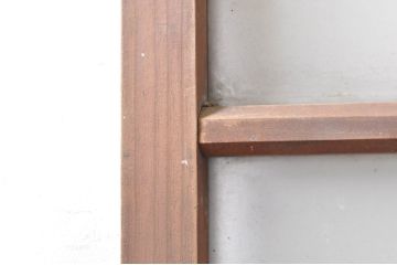 アンティーク建具　大正ロマン　ノスタルジックな雰囲気漂うガラス戸2枚セット(引き戸)(R-072938)