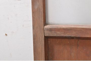 アンティーク建具　大正ロマン　ノスタルジックな雰囲気漂うガラス戸2枚セット(引き戸)(R-072938)