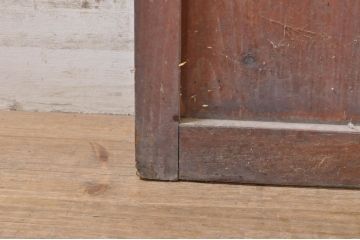 アンティーク建具　大正ロマン　ノスタルジックな雰囲気漂うガラス戸2枚セット(引き戸)(R-072938)