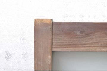 アンティーク建具　大正ロマン　ノスタルジックな雰囲気溢れるガラス窓3枚セット(引き戸、ガラス戸)(R-072940)