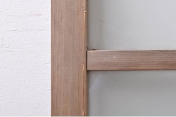 アンティーク建具　大正ロマン　ノスタルジックな雰囲気溢れるガラス窓3枚セット(引き戸、ガラス戸)(R-072940)