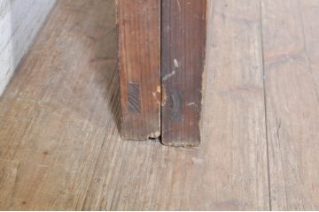 アンティーク建具　大正ロマンの空間づくりに活躍するガラス窓2枚セット(引き戸、ガラス戸)(R-072943)