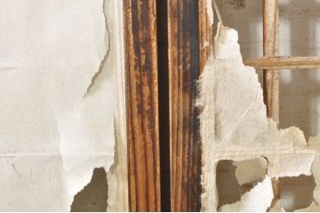 アンティーク建具　上質な和の空間を演出する書院障子戸4枚セット(引き戸、書院戸、窓)(R-072946)