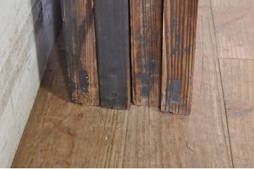 アンティーク建具　上質な和の空間を演出する書院障子戸4枚セット(引き戸、書院戸、窓)(R-072946)