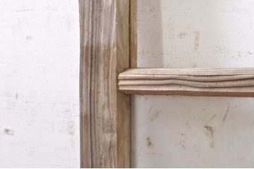アンティーク建具　大正ロマン　ノスタルジックな雰囲気溢れるガラス窓2枚セット(引き戸、ガラス戸)(R-072950)