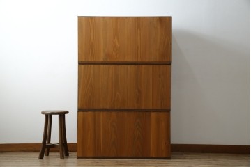 和製アンティーク　横に並べても使える!!　引き出し18杯　レトロな見た目と収納力が魅力的な収納箪笥　(R-072954)