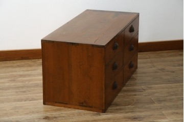 和製アンティーク　レトロな雰囲気溢れる収納箪笥　(R-072955)