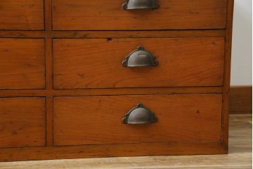 和製アンティーク　レトロな雰囲気溢れる収納箪笥　(R-072956)