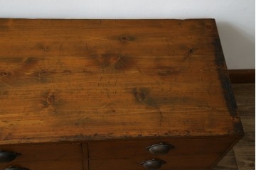 和製アンティーク　レトロな雰囲気溢れる収納箪笥　(R-072957)