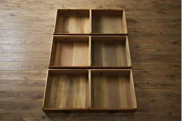 和製アンティーク　レトロな雰囲気溢れる収納箪笥　(R-072957)