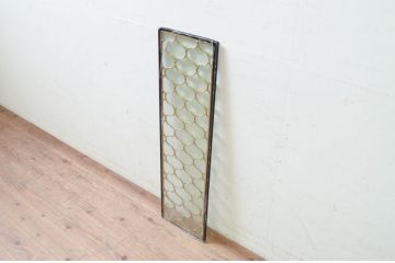 未使用品　陽炎(かげろう)　デットストック品のステンドグラス(建具、ドア、窓、照明、衝い立て、衝立、つい立て)(定価約7万9千円)(R-072985)