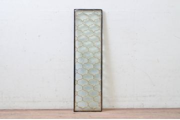 未使用品　陽炎(かげろう)　デットストック品のステンドグラス(建具、ドア、窓、照明、衝い立て、衝立、つい立て)(定価約7万9千円)(R-072985)