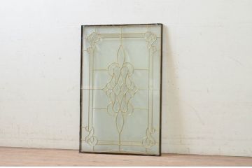 未使用品　飛鳥(あすか)　デットストック品のステンドグラス(建具、ドア、窓、照明、衝い立て、衝立、つい立て)(定価約9万6千円)(R-072991)