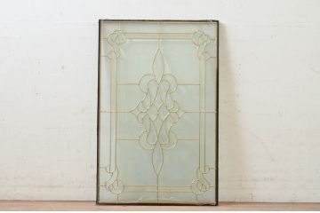 未使用品　飛鳥(あすか)　デットストック品のステンドグラス(建具、ドア、窓、照明、衝い立て、衝立、つい立て)(定価約9万6千円)(R-072991)