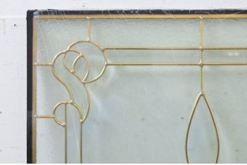 未使用品　飛鳥(あすか)　デットストック品のステンドグラス(建具、ドア、窓、照明、衝い立て、衝立、つい立て)(定価約9万6千円)(R-072991)