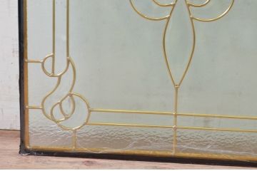 未使用品　飛鳥(あすか)　デットストック品のステンドグラス(建具、ドア、窓、照明、衝い立て、衝立、つい立て)(定価約9万6千円)(R-072991)