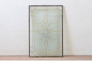 未使用品　飛鳥(あすか)　デットストック品のステンドグラス(建具、ドア、窓、照明、衝い立て、衝立、つい立て)(定価約9万6千円)(R-072991)