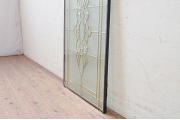 未使用品　大和(やまと)　デットストック品のステンドグラス(建具、ドア、窓、照明、衝い立て、衝立、つい立て)(定価約9万6千円)(R-072993)