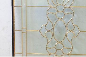 未使用品　大和(やまと)　デットストック品のステンドグラス(建具、ドア、窓、照明、衝い立て、衝立、つい立て)(定価約9万6千円)(R-072993)